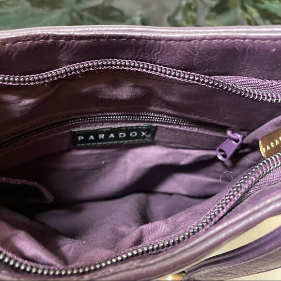 Yvos St Laurent inspired bag in violet by Paradox - Picture 5 of 10